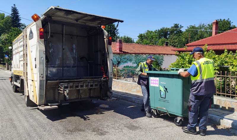 Πλύσεις κάδων στον Δήμο Εορδαίας