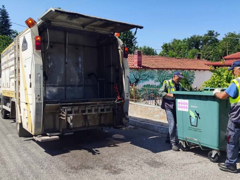 Πλύσεις κάδων στον Δήμο Εορδαίας