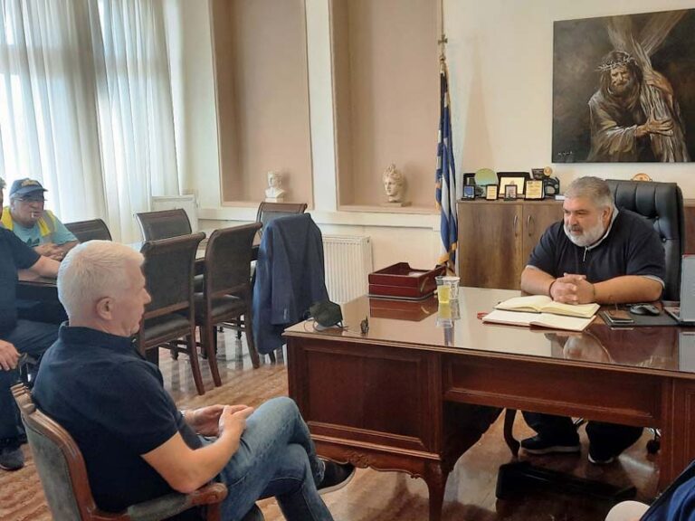 Τον Δήμαρχο Εορδαίας Παναγιώτη Πλακεντά επισκέφθηκε ο Πρόεδρος της ΑΔΕΔΥ Δημήτρης Μπράτης.
