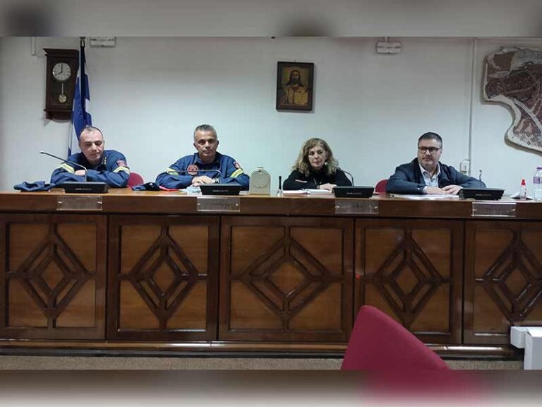 Σύσκεψη με αντικείμενο την πολιτική προστασία στο Δήμο Εορδαίας με τους Προέδρους των Κοινοτήτων