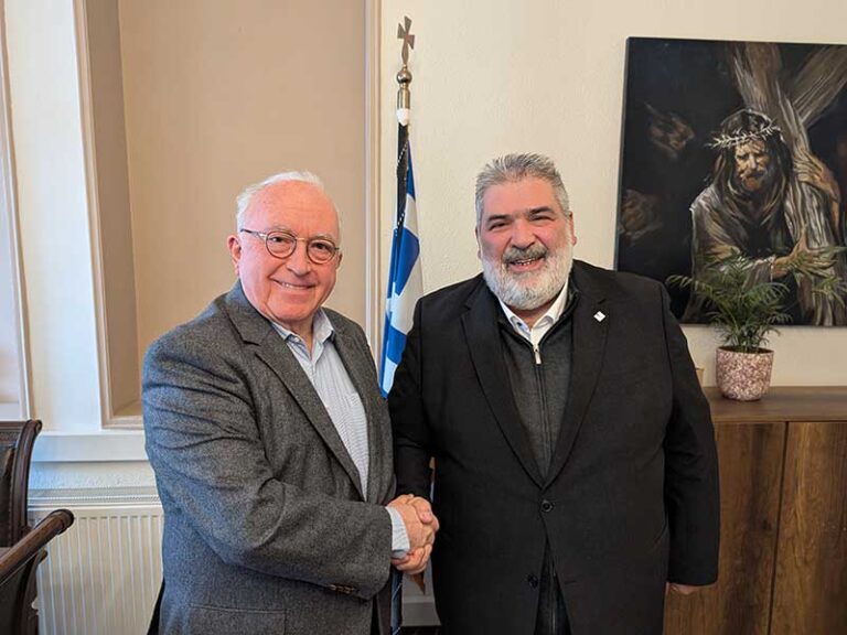 Επίσκεψη του  Προέδρου της ΑΕΜΥ, κ. Κύριλλου Παπακυρίλλου στον Δήμαρχο Εορδαίας, Παναγιώτη Πλακεντά