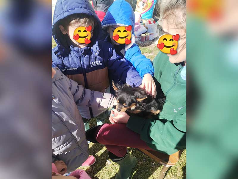 Επίσκεψη του Παιδικού Σταθμού «Ουράνιο Τόξο» στο Δημοτικό Καταφύγιο