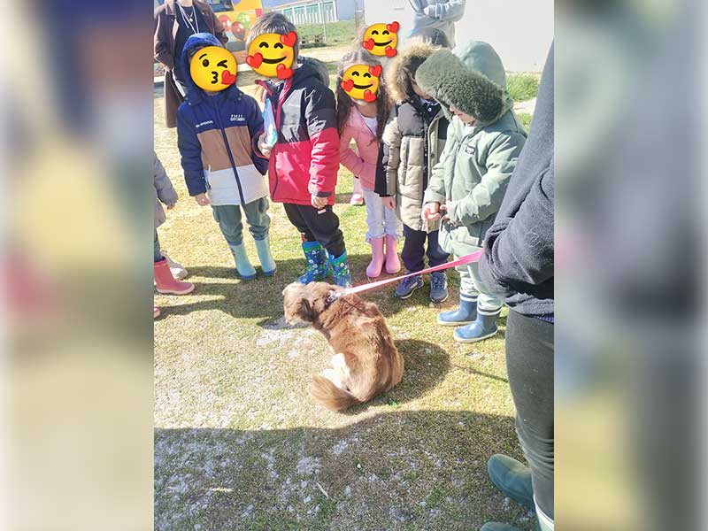 Επίσκεψη του Παιδικού Σταθμού «Ουράνιο Τόξο» στο Δημοτικό Καταφύγιο