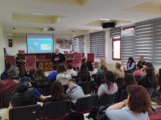 Υποδοχή μαθητών του 5ου Γυμνασίου Πτολεμαΐδας και αποστολής Erasmus από την Ολλανδία στον Δήμο Εορδαίας