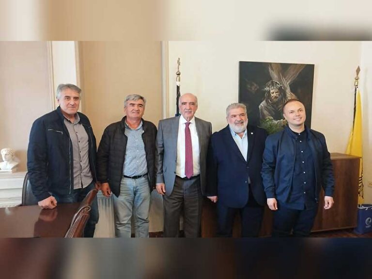 Επίσκεψη του ευρωβουλευτή της ΝΔ κ. Ευάγγελου Μειμαράκη στο Δημαρχείο Εορδαίας